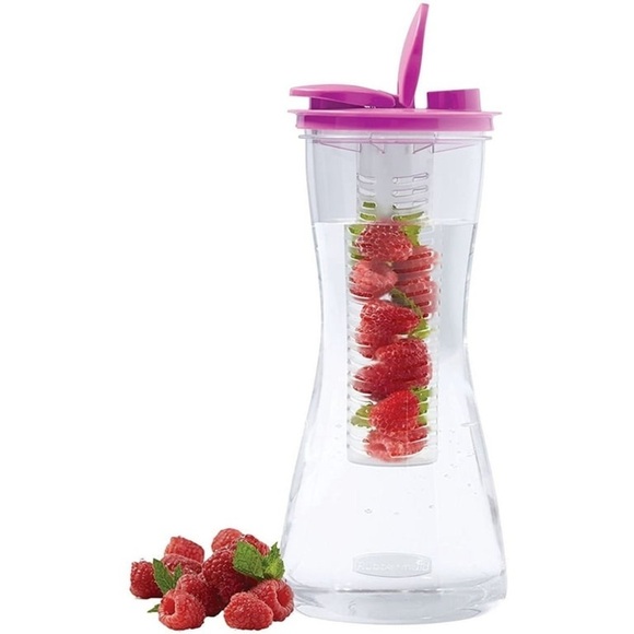 CARAFE INFUSER PINK 2QT - Picture 1 of 7